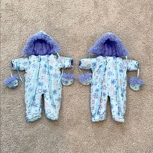 American Girl Bitty Baby Snowflake Snowsuit